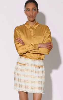 Walter Baker Ada Skirt, Enchanted Tweed^Women Bottoms