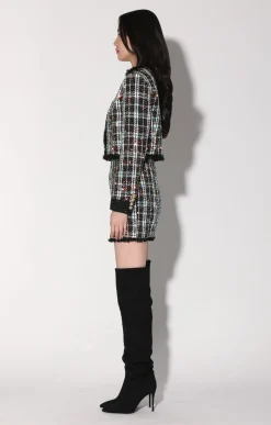 Walter Baker Alessia Jacket, Broadway Tweed Black^Women Jackets
