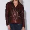 Walter Baker Alexa Jacket, Redwood -  Leather^Women Leather | Jackets
