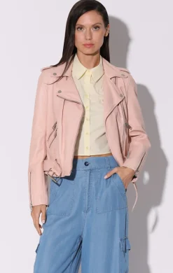 Walter Baker Allison Jacket, Ballet - Leather^Women Leather | Jackets