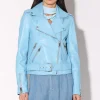 Walter Baker Allison Jacket, Sky Blue - Leather^Women Leather | Jackets