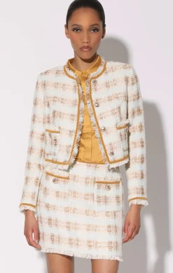 Walter Baker Annabell Jacket, Enchanted Tweed^Women Jackets