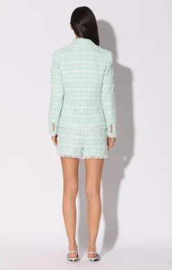 Walter Baker Annalise Blazer, Mint Tweed^Women Jackets