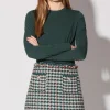 Walter Baker Ansley Skirt, Teal Tweed^Women Bottoms