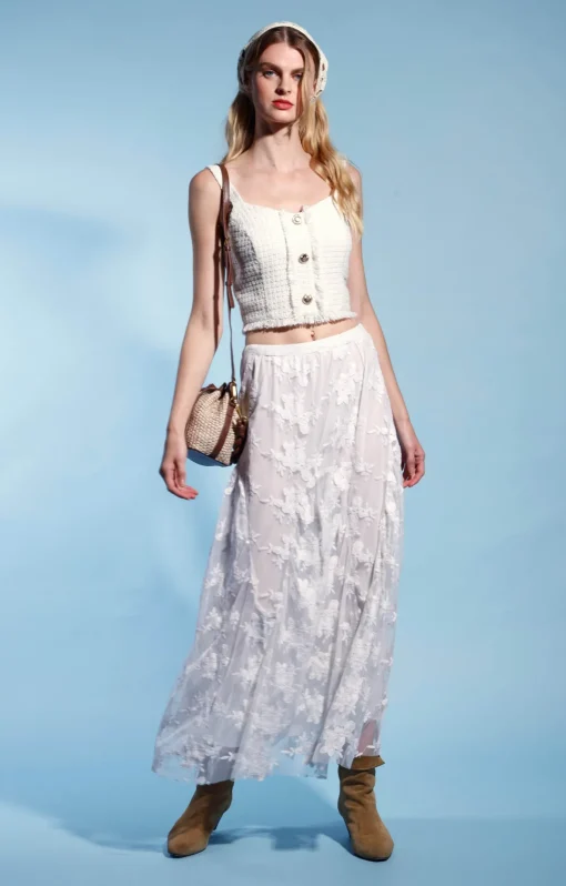 Walter Baker Aria Top, Lotus Tweed^Women Tops