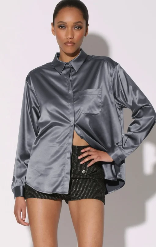 Walter Baker Bella Top, Gunmetal^Women Tops