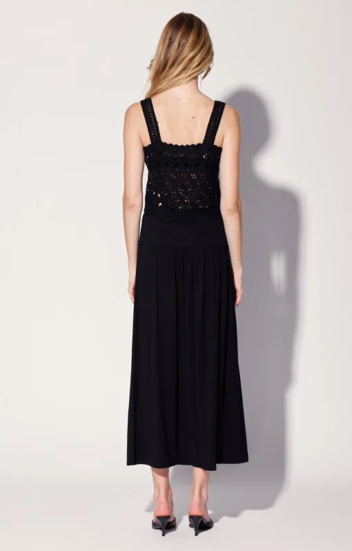 Walter Baker Beverly Tank Top, Dot Crochet Black^Women Tops