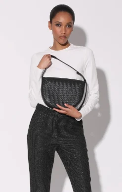Walter Baker Blake Shoulder, Black^Women Handbags