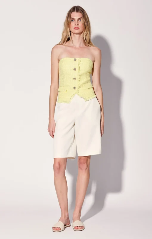 Walter Baker Braxton Top, Lemon Tweed^Women Tops
