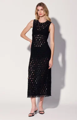 Walter Baker Brianna Dress, Dot Crochet Black^Women Dresses