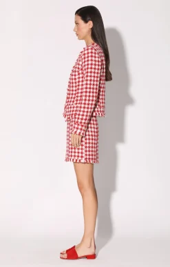 Walter Baker Brittany Jacket, Picnic Tweed Red^Women Jackets