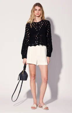 Walter Baker Brooke Cardigan, Dot Crochet Black^Women Jackets