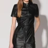 Walter Baker Chloe Dress, Black - Leather^Women Leather | Dresses