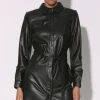 Walter Baker Clara Dress, Black - Leather^Women Leather | Dresses