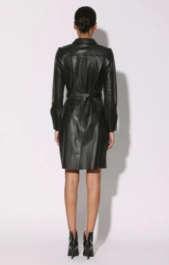 Walter Baker Clara Dress, Black - Leather^Women Leather | Dresses