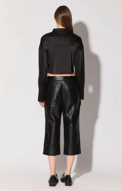 Walter Baker Cooper Pant, Black - Leather^Women Leather | Bottoms