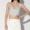 Walter Baker Cynthia Top, Ice Sequin^Women Tops