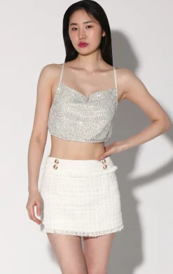 Walter Baker Cynthia Top, Ice Sequin^Women Tops