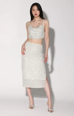 Walter Baker Cynthia Top, Ice Sequin^Women Tops