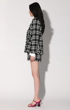 Walter Baker Damon Blazer, Heritage Tweed Black^Women Jackets