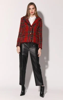 Walter Baker Damon Blazer, Scotch Tweed^Women Leather | Jackets