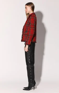 Walter Baker Damon Blazer, Scotch Tweed^Women Leather | Jackets