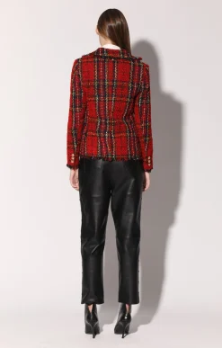 Walter Baker Damon Blazer, Scotch Tweed^Women Leather | Jackets