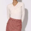 Walter Baker Danica Skirt, Wine Houndstooth^Women Bottoms