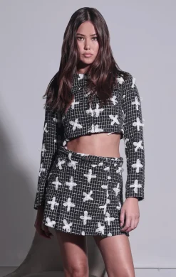 Walter Baker Daniella Skirt, Fleur Tweed^Women Bottoms