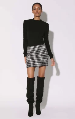 Walter Baker Daria Skirt, Domino Tweed^Women Bottoms