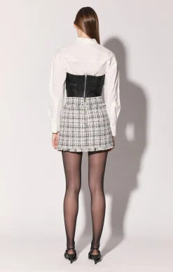 Walter Baker Della Skirt, Keystone Tweed^Women Bottoms