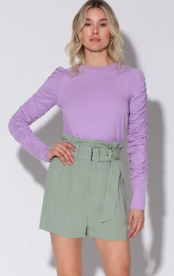 Walter Baker Dot Top, Lavender^Women Tops
