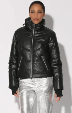 Walter Baker Edwina Jacket, Black - Leather^Women Leather | Jackets