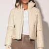 Walter Baker Edwina Jacket, Oyster - Leather^Women Leather | Jackets