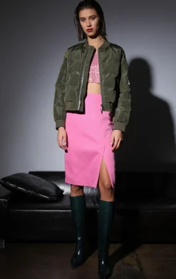 Walter Baker Elias Jacket, Olive^Women Jackets