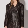 Walter Baker Emery Jacket, Mocha - Leather^Women Leather | Jackets