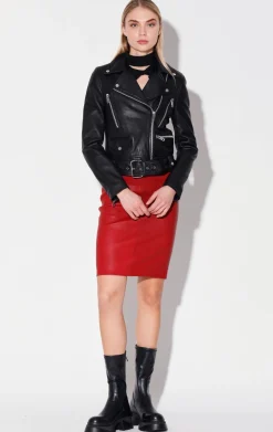 Walter Baker Flissy Jacket, Black - Leather^Women Leather | Jackets
