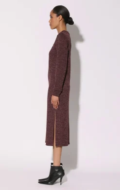 Walter Baker Fontine Dress, Plum Heather^Women Dresses
