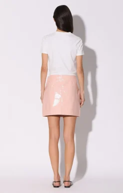 Walter Baker Haley Skirt, Sorbet Patent - Leather^Women Leather | Bottoms