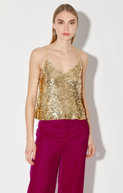 Walter Baker Haley Top, Gold^Women Tops