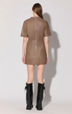 Walter Baker Harlynn Dress, Sand - Leather^Women Leather | Dresses