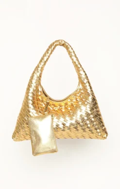 Walter Baker Haven Mini Hobo, Gold^Women Handbags