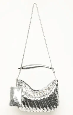 Walter Baker Hazel Hobo, Silver^Women Handbags