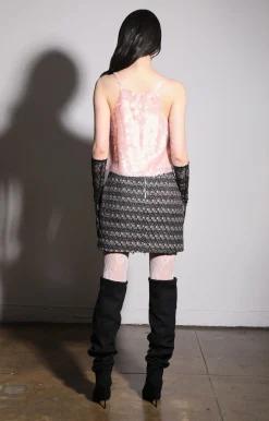 Walter Baker Iliana Skirt, Tribeca Tweed Black Blush^Women Bottoms