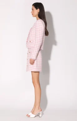 Walter Baker Inaya Jacket, Picnic Tweed Pink^Women Jackets