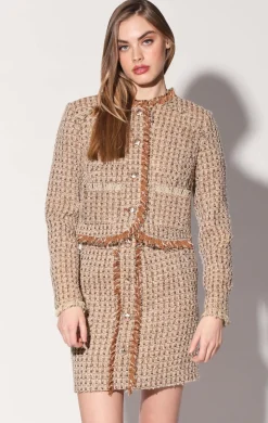 Walter Baker Irene Jacket, Brown Sugar Tweed^Women Jackets