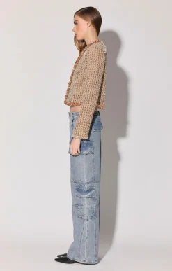 Walter Baker Irene Jacket, Brown Sugar Tweed^Women Jackets