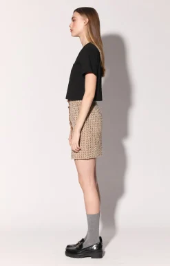 Walter Baker Isabel Skirt, Brown Sugar Tweed^Women Bottoms