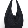 Walter Baker Issey Raffia Hobo, Black^Women Handbags