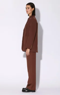 Walter Baker Jagger Blazer, Chocolate^Women Jackets